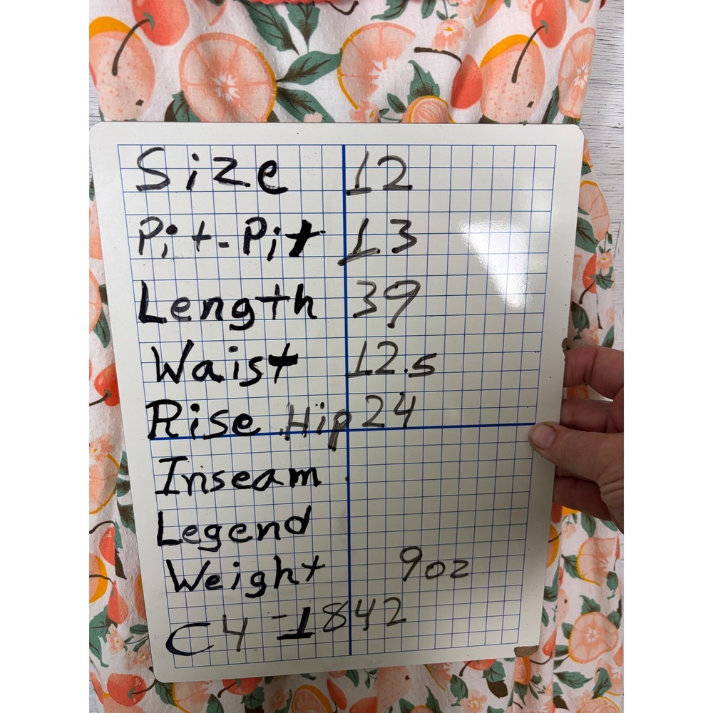 Isaac Mizrahi Girls SunDress long Smocked Orange Citrus Print Ruffle spring - Picture 12 of 12